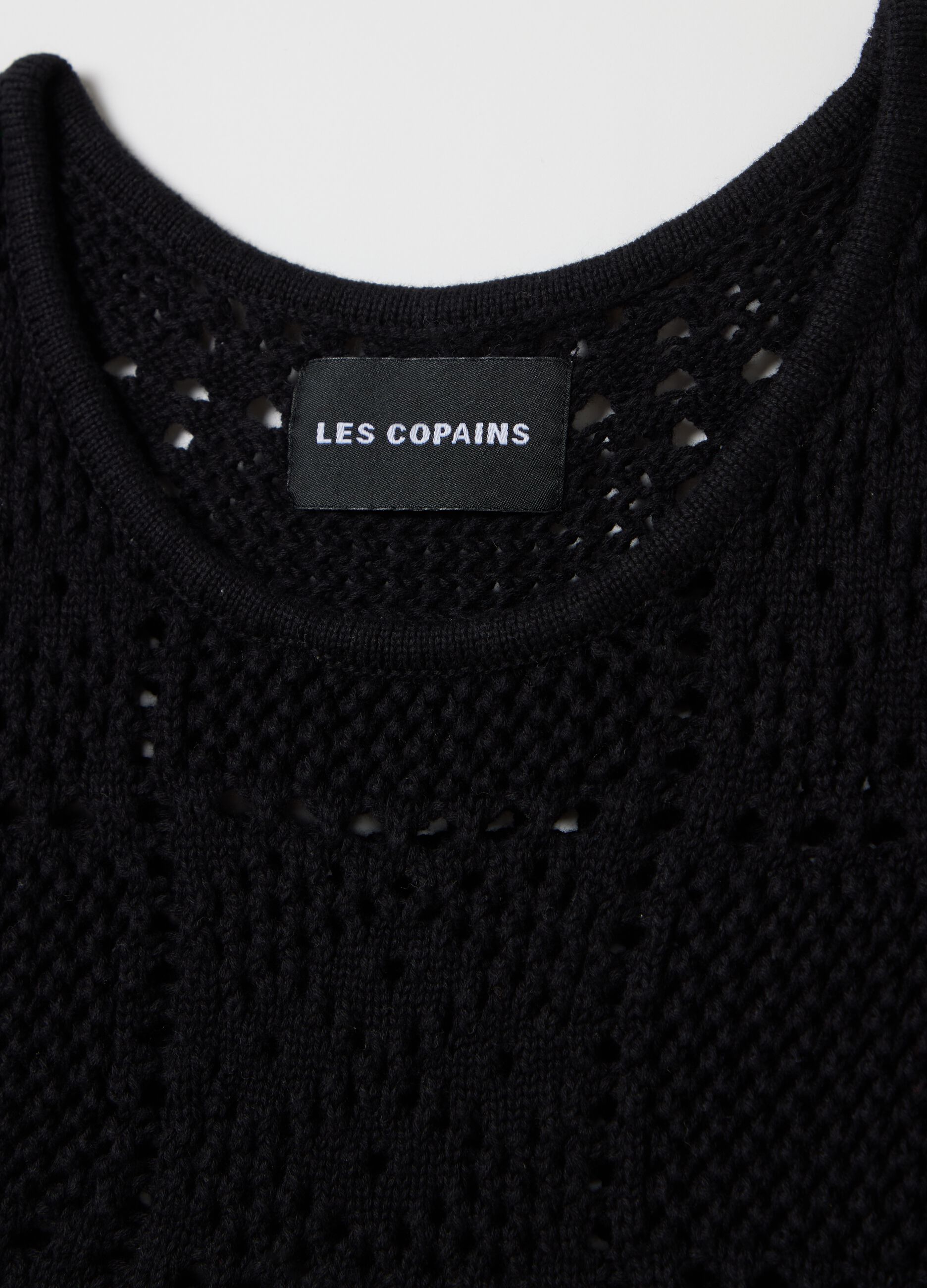 Les Copains Black Cotton Top