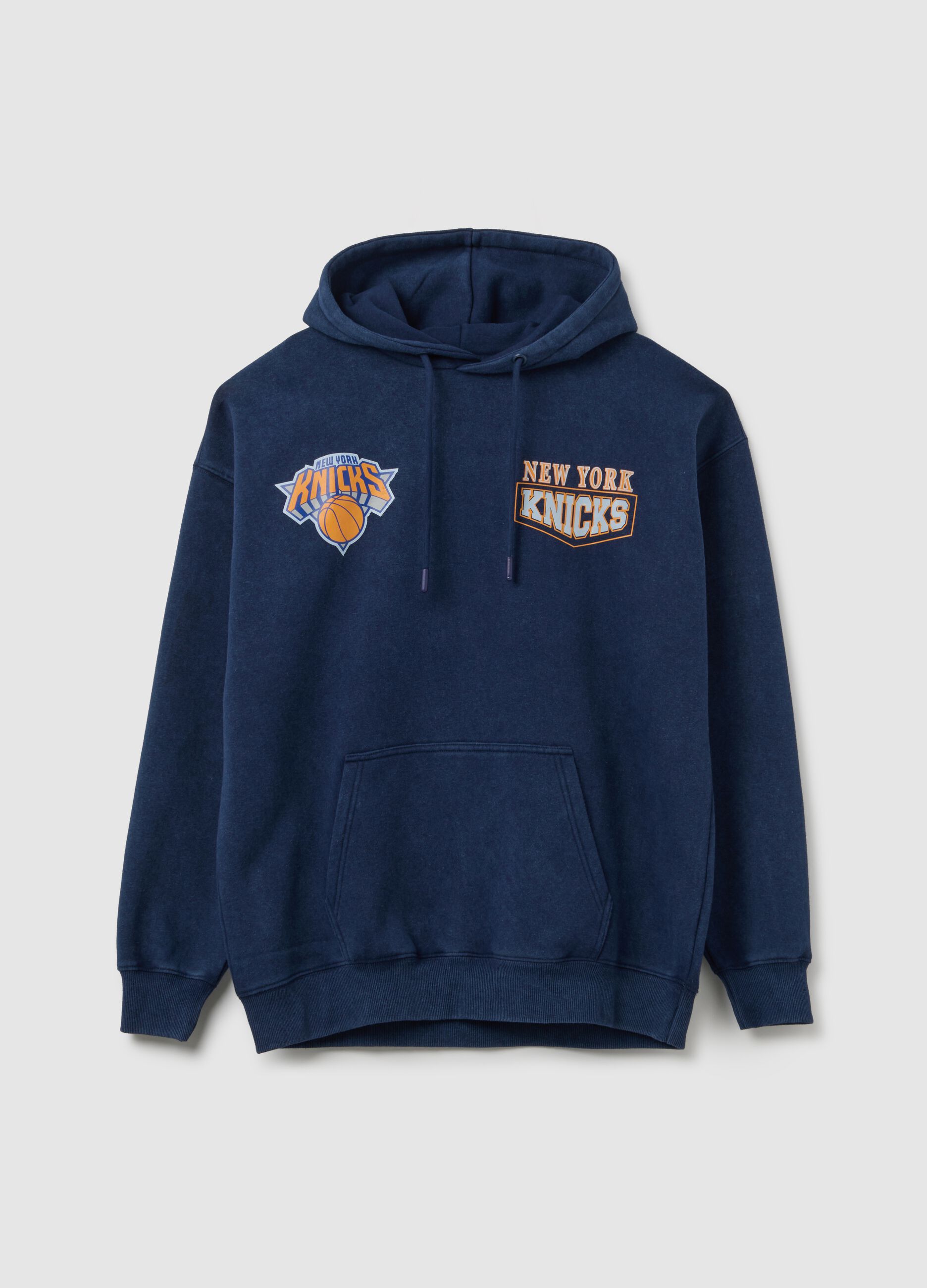 Blue Cotton Blend New York Knicks Sweatshirt