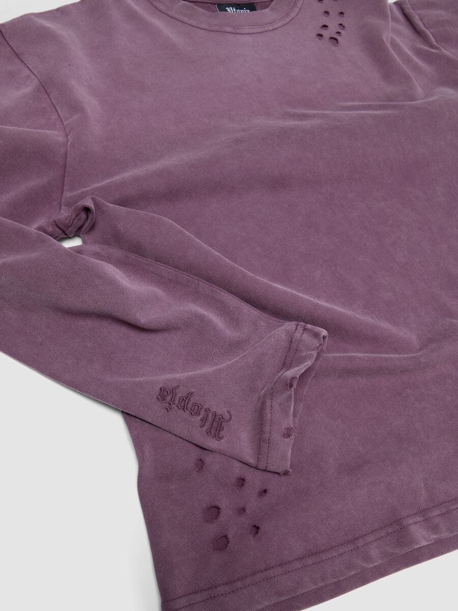 Double Longsleeve Sunfaded Burgundy_8