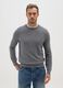 Regular Fit Grey Cotton Blend Jumper_1
