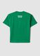 Green pure cotton short-sleeve T-shirt_1