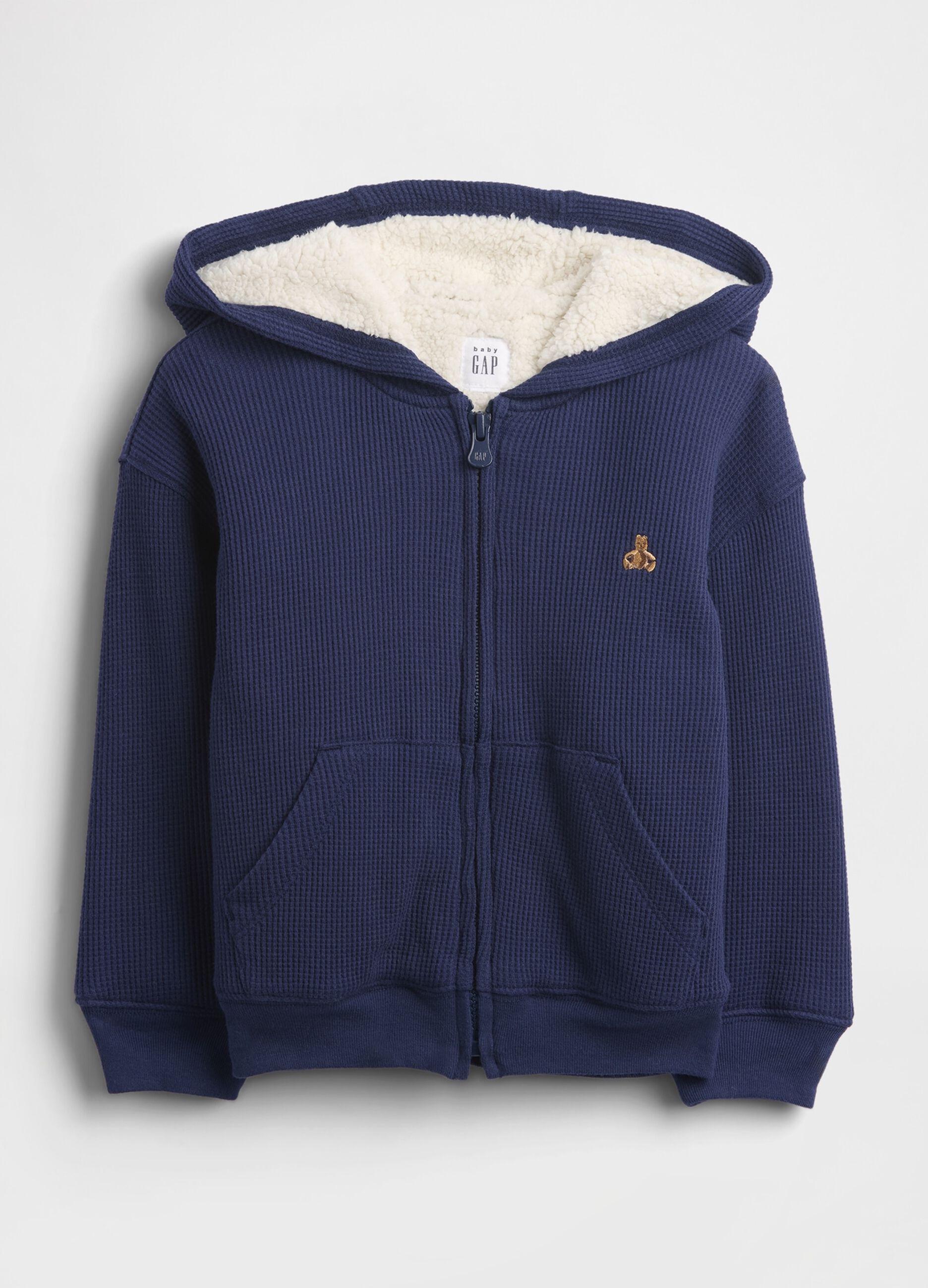 Blue Hooded Sweatshirt