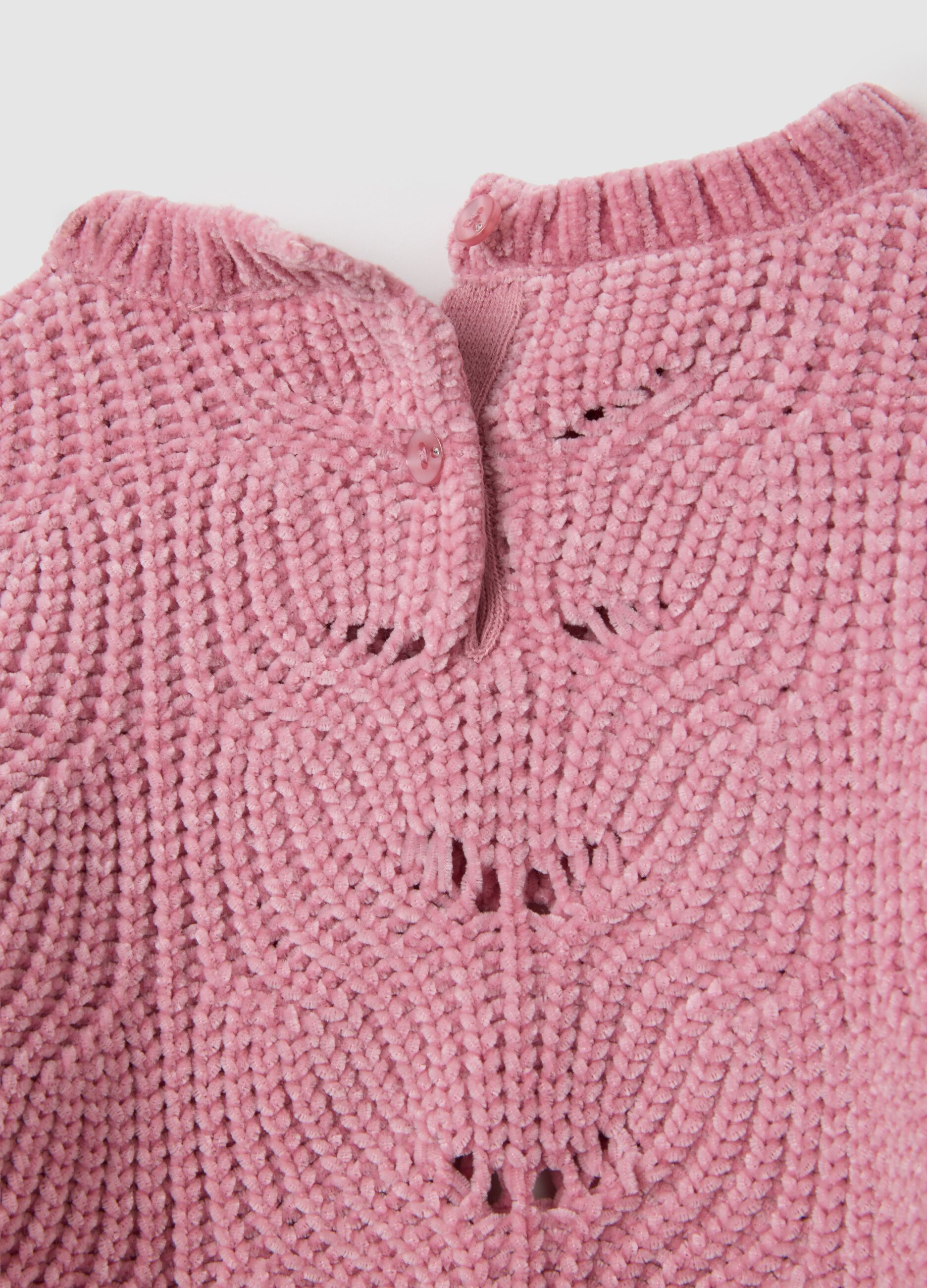 Girls' pink blend sweater regular fit