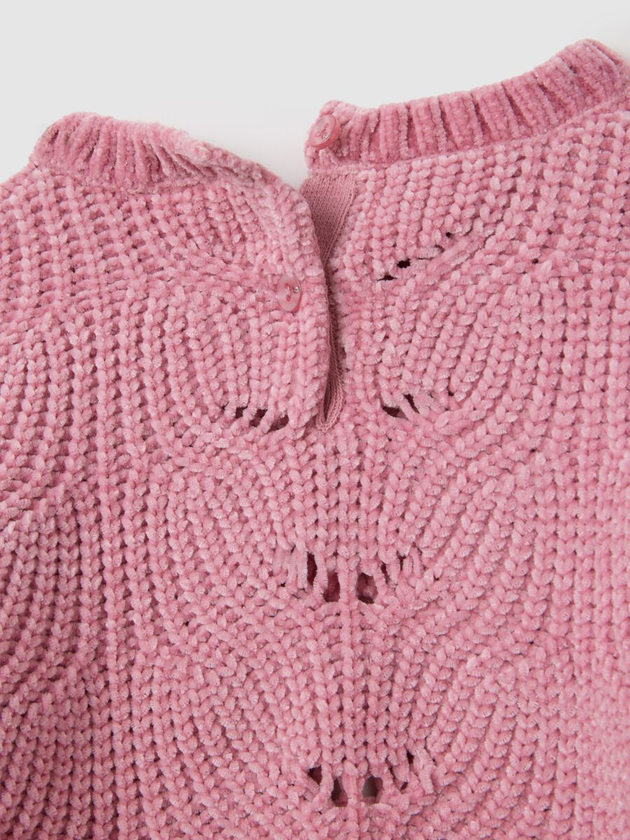 Girls' pink blend sweater regular fit_3