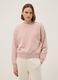 Felpa rosa girocollo regular fit_0