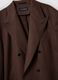 Brown Pure Linen Regular Fit Blazer_2