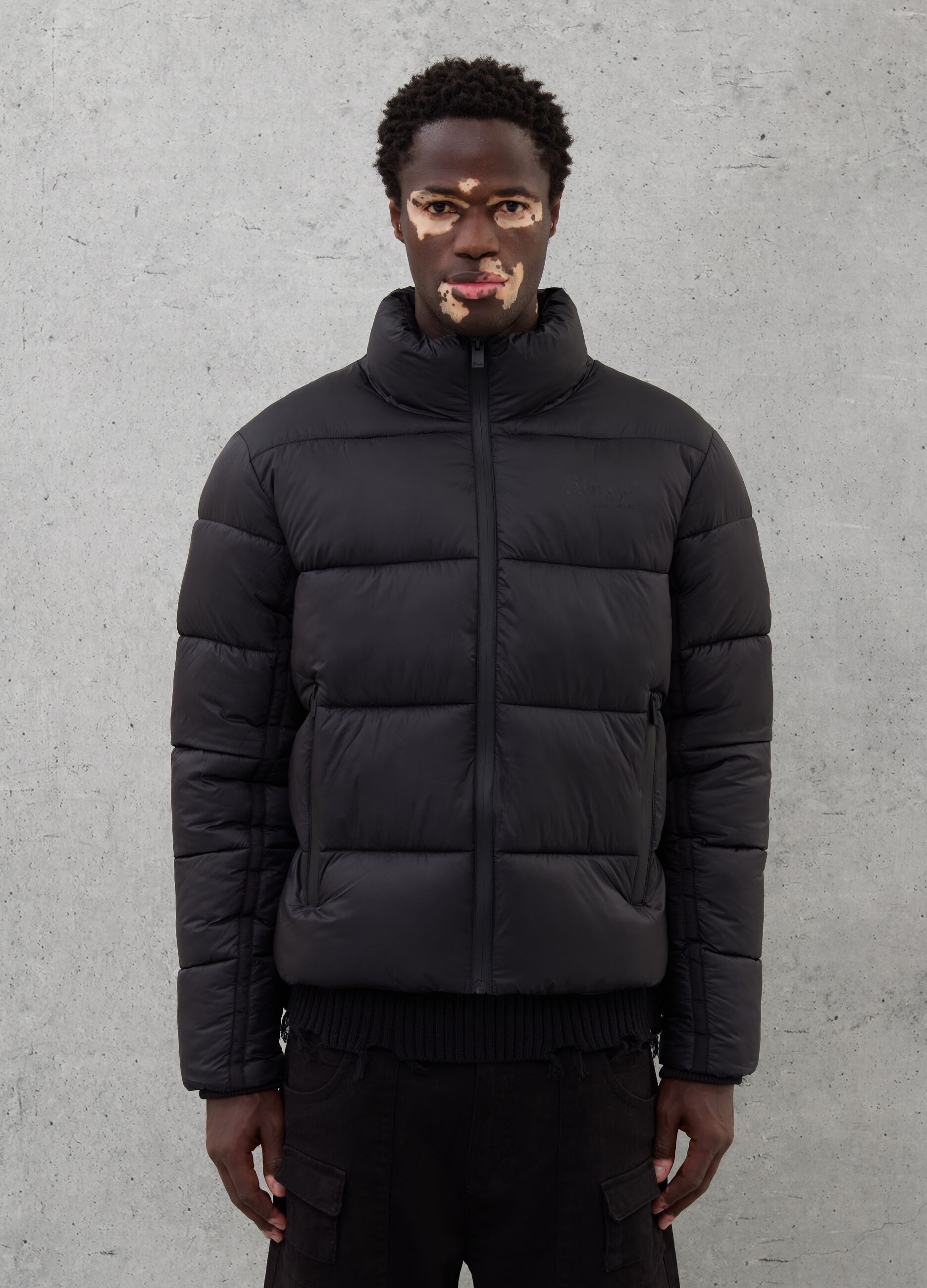 Technical Puffer Jacket Black