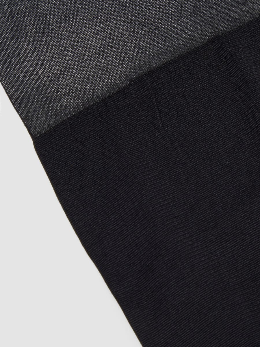 Collant neri in tessuto elasticizzato_1