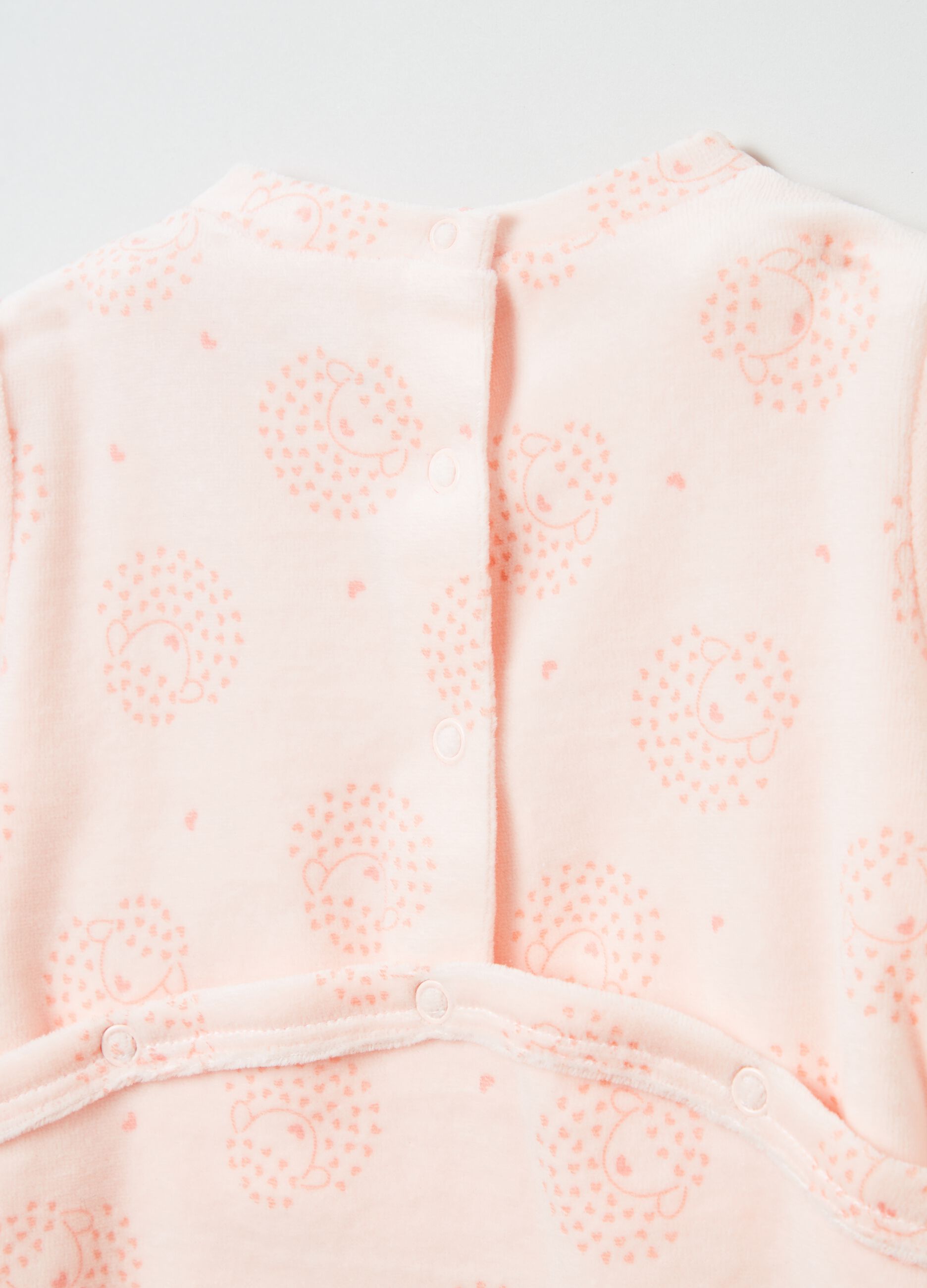 Tutina in velour con stampa pecorelle_2