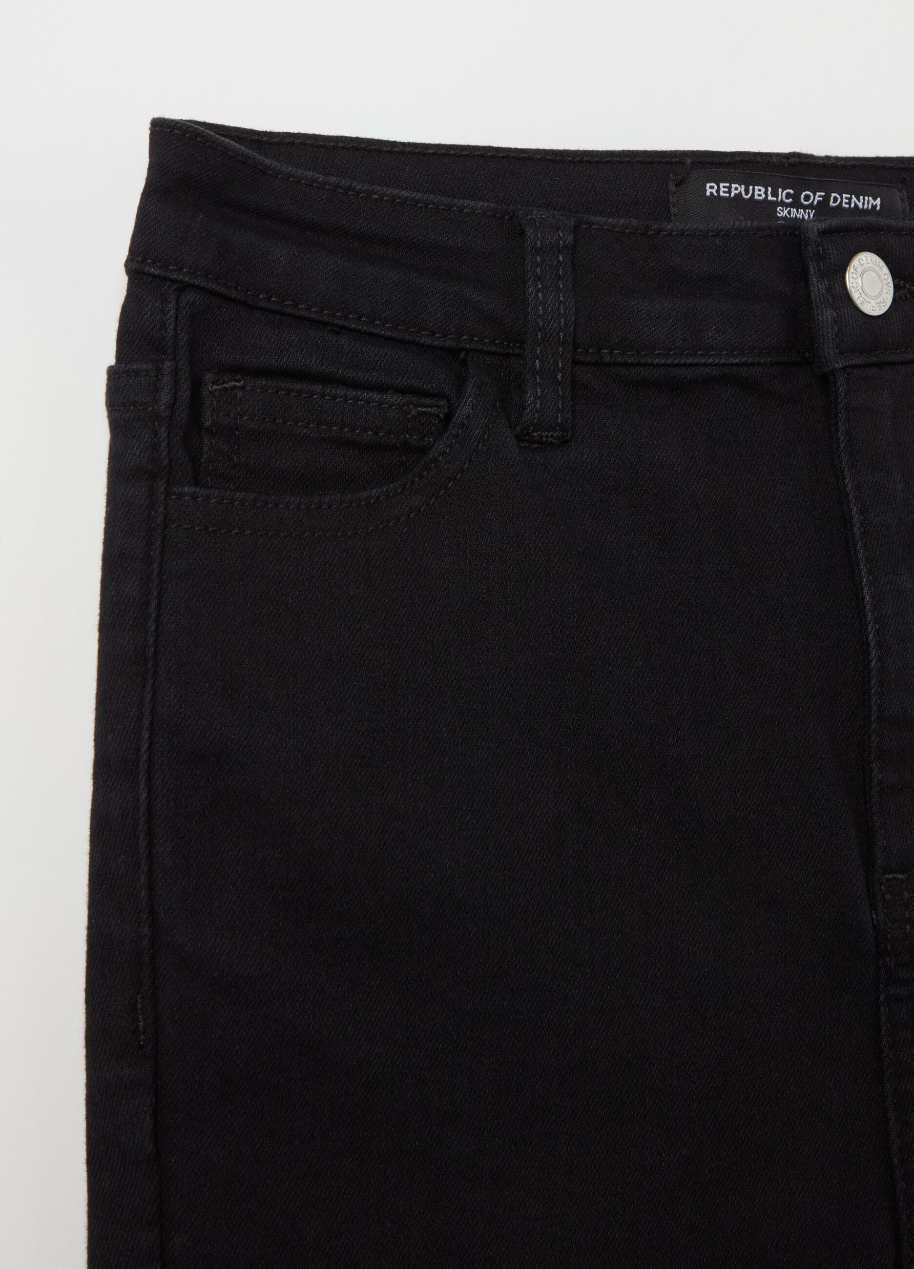Cropped skinny-fit jeans