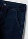 Slim fit blue cotton blend chino trousers_5