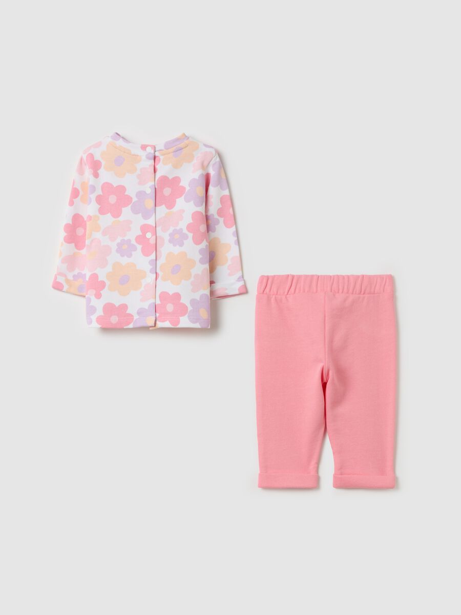 Set t-shirt e treggings in cotone _1