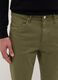 Pantaloni verdi in cotone elasticizzato skinny fit_3