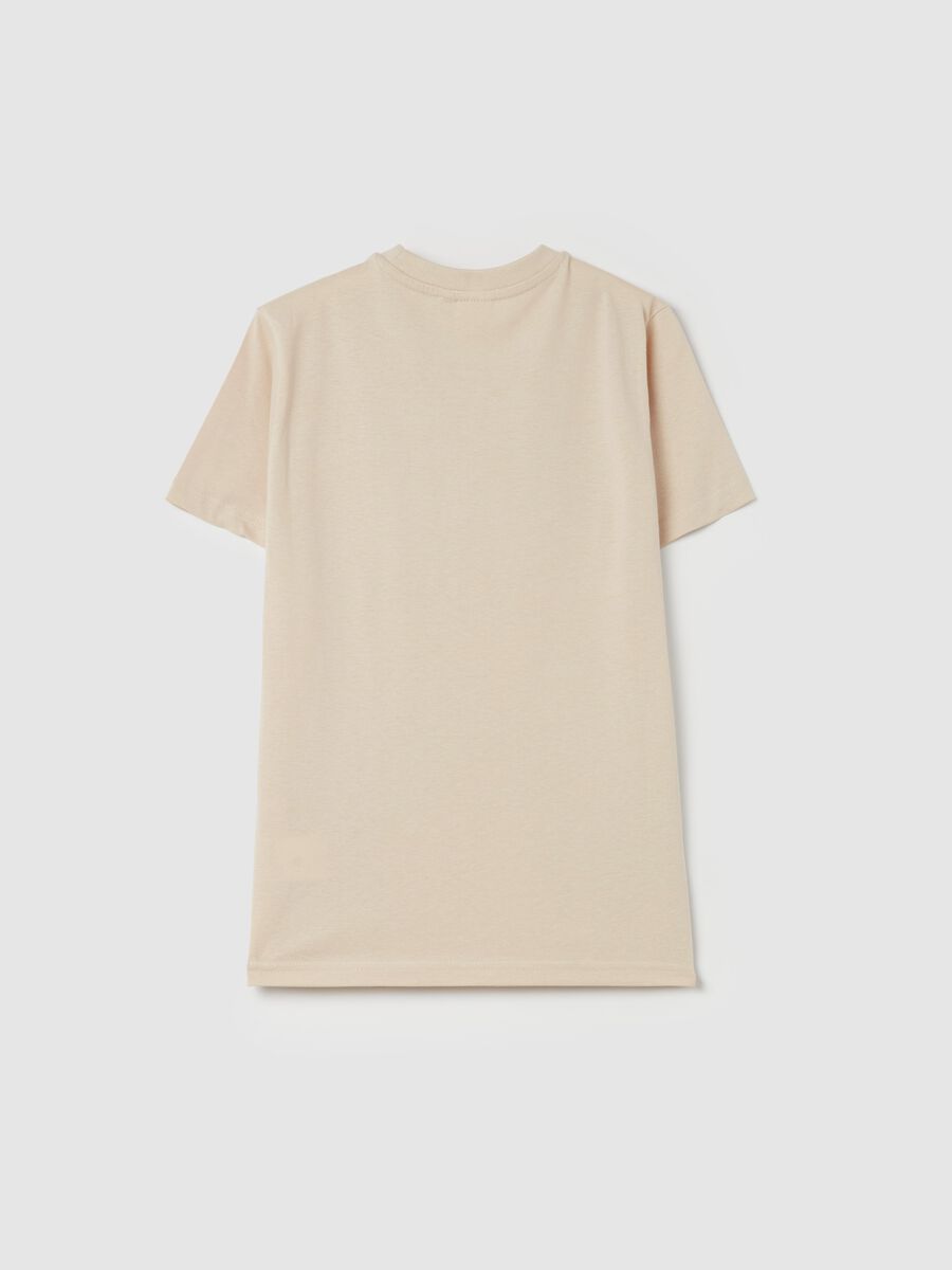 T-shirt in cotone con stampa logo_4