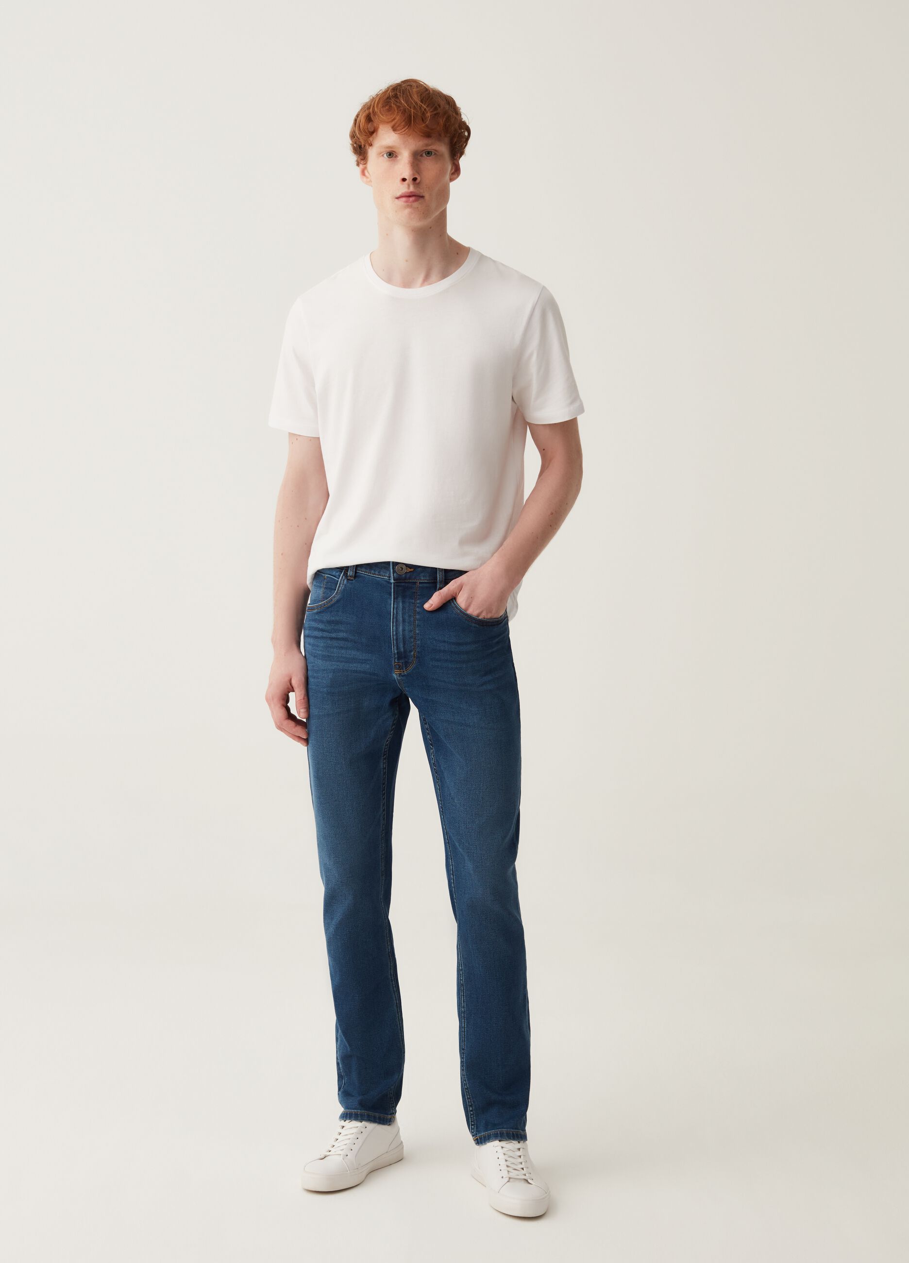 Jeans skinny fit cinque tasche_1