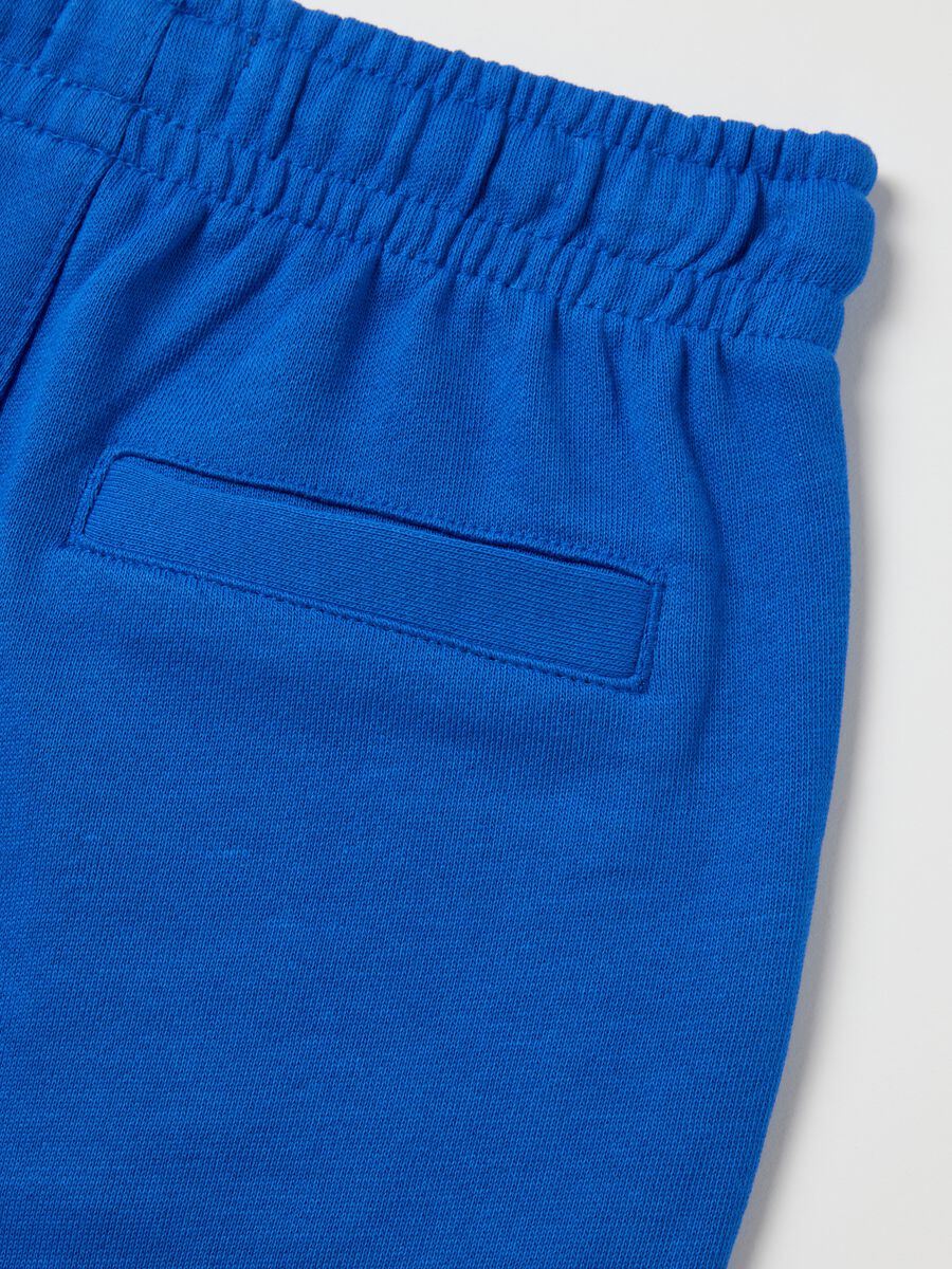 Blue Shorts in Pure Cotton OVS Kids_2