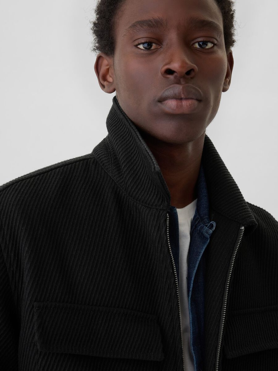 Jacket in wool twill_2