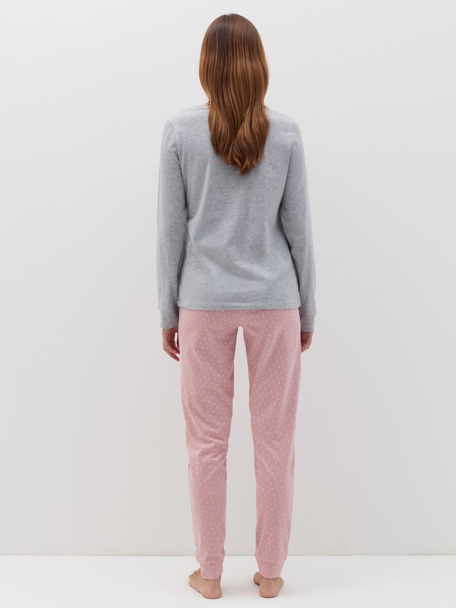 Long pyjamas with "Ora spengo e ... buonanotte" print_2