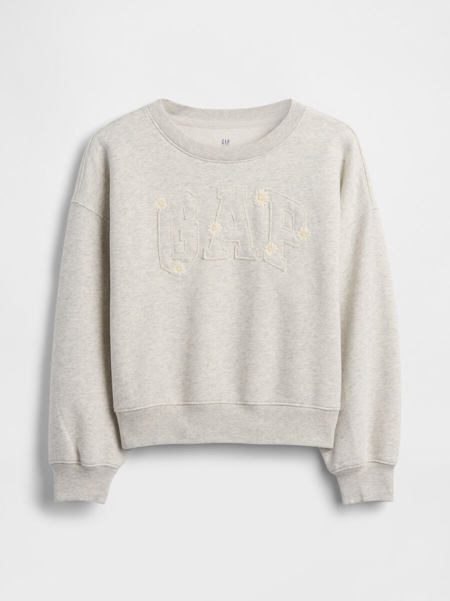 Cotton-blend crew-neck sweatshirt_3
