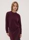 Maglia viola in lana elasticizzata a girocollo_0