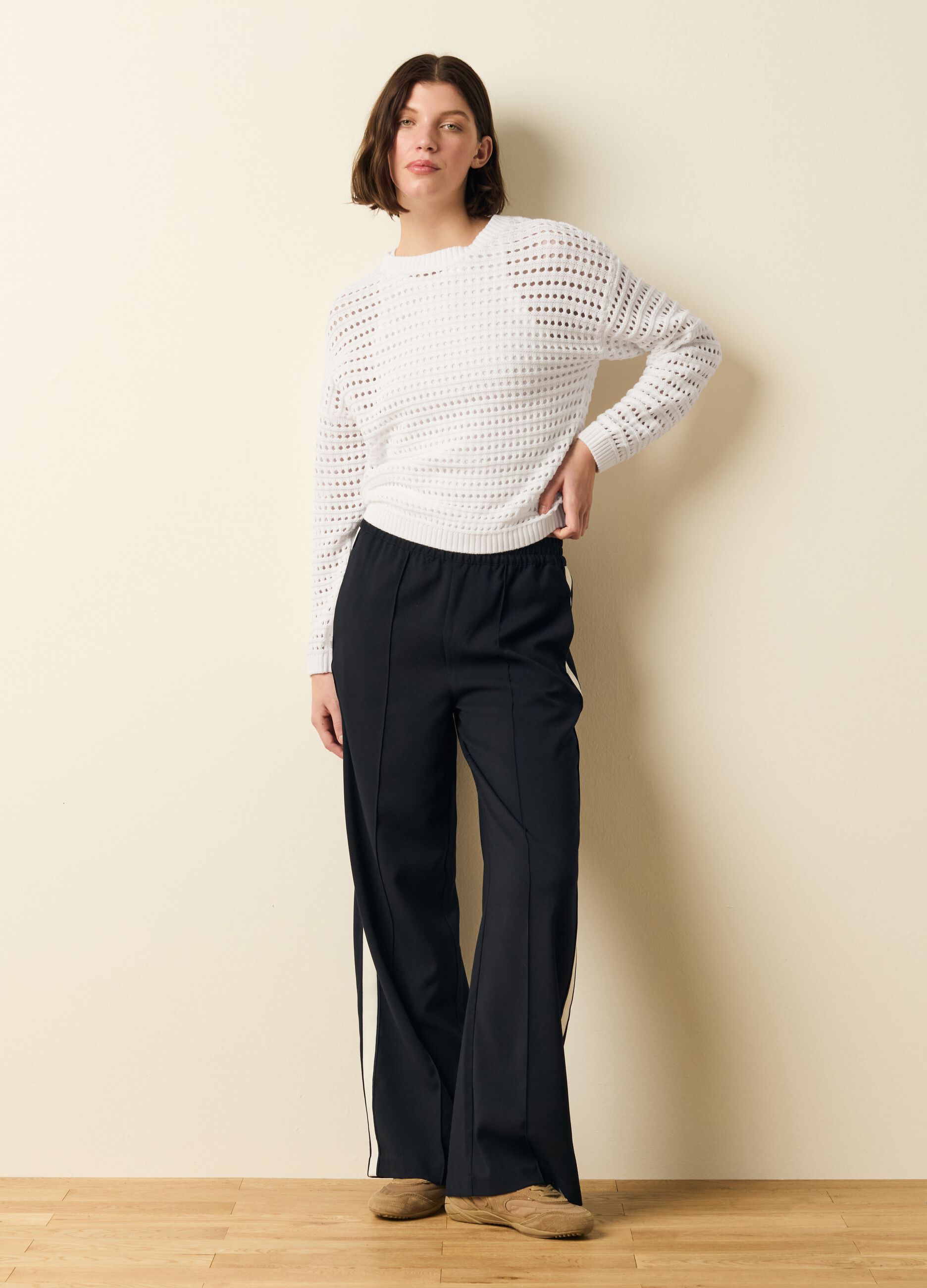 Maglia tricot in cotone