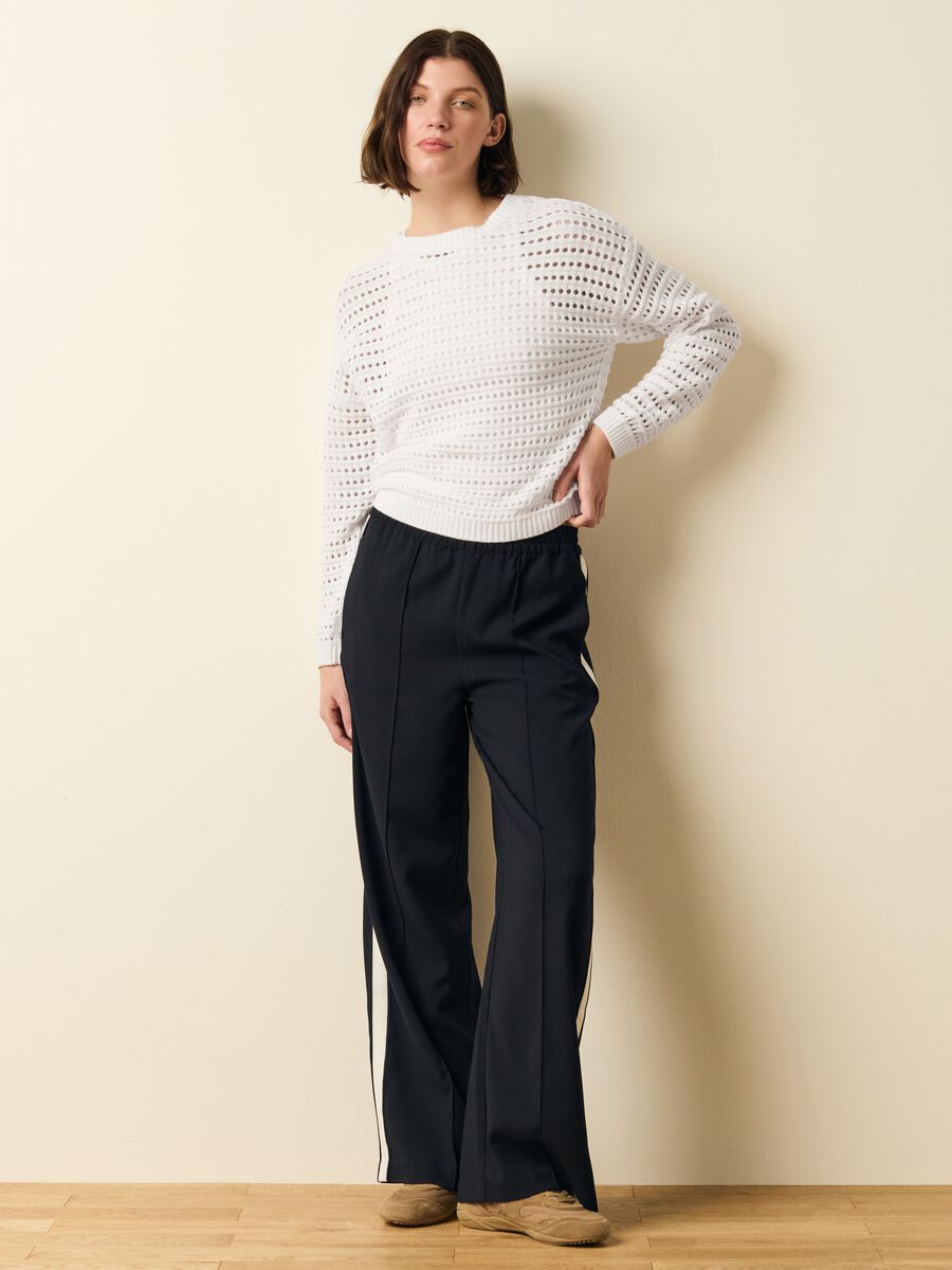 Knitted cotton top_0