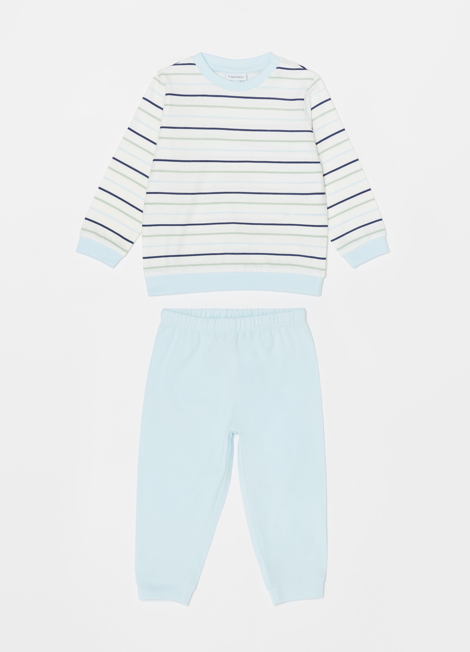 Striped pyjamas in 100% cotton