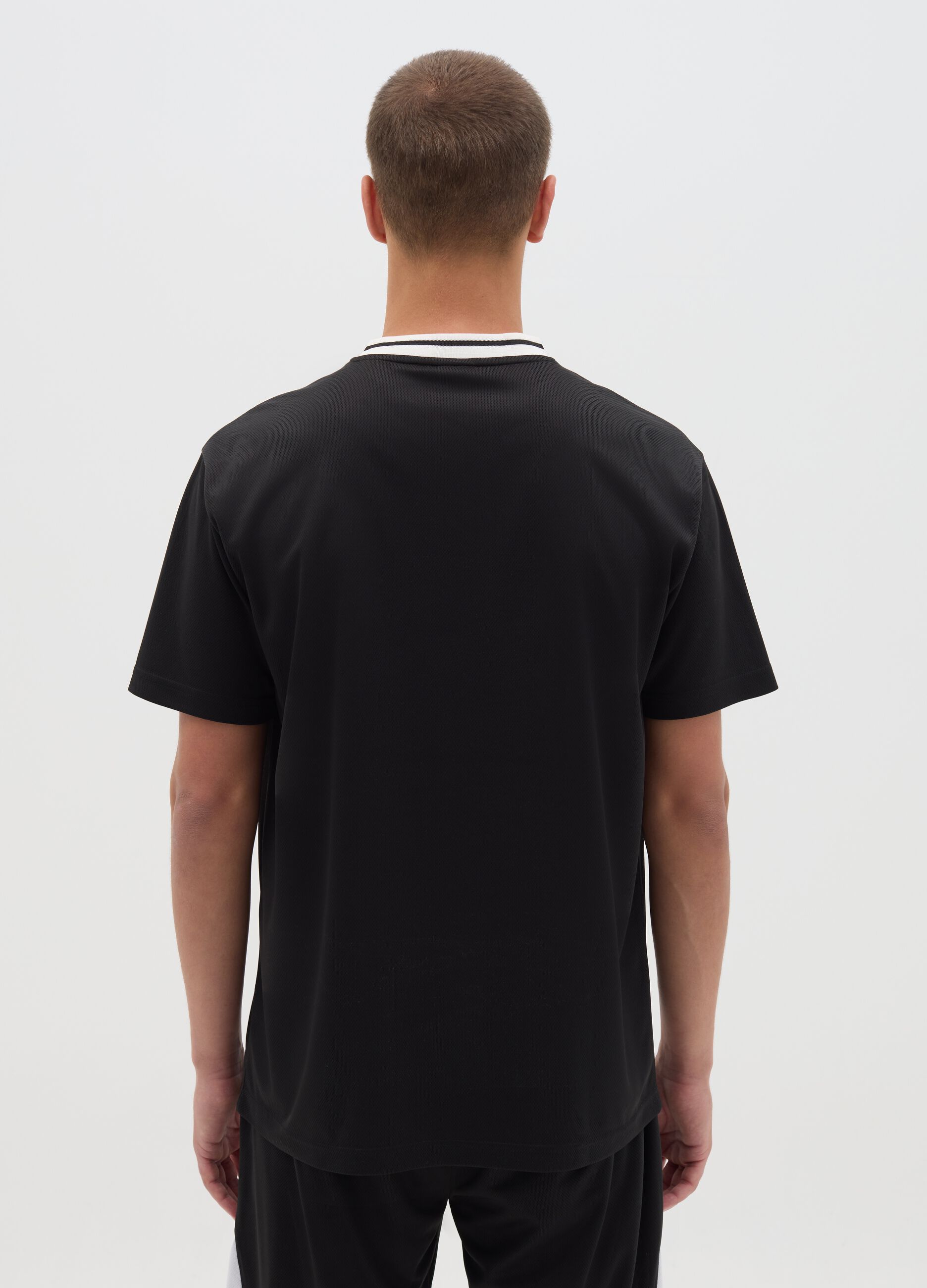 Red Bull New York black T-shirt with short sleeves