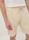 Bermuda in misto cotone beige regular fit_3