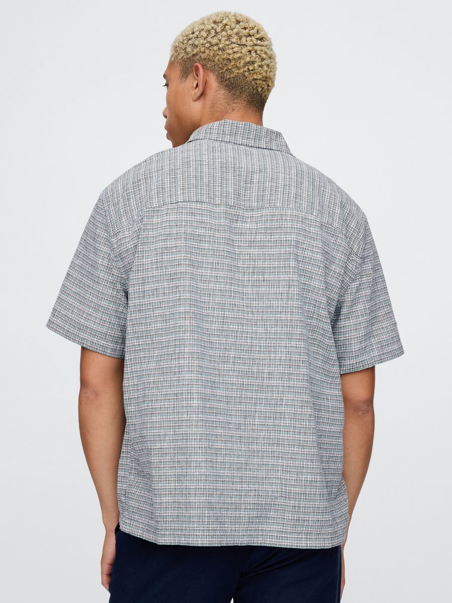 Gap Short Sleeve Checked Shirt_2
