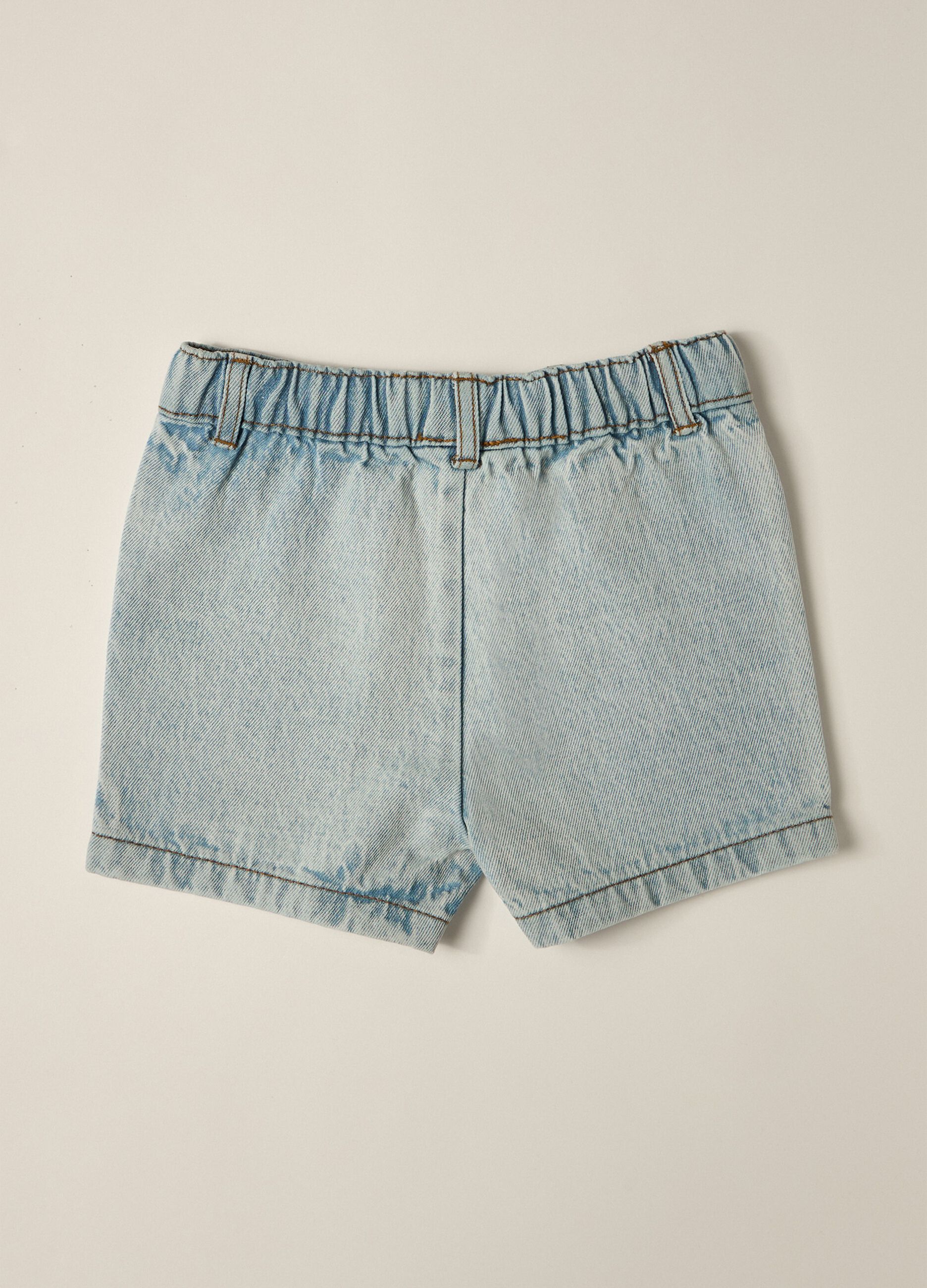 IANA Baby Mixed Cotton Denim Shorts