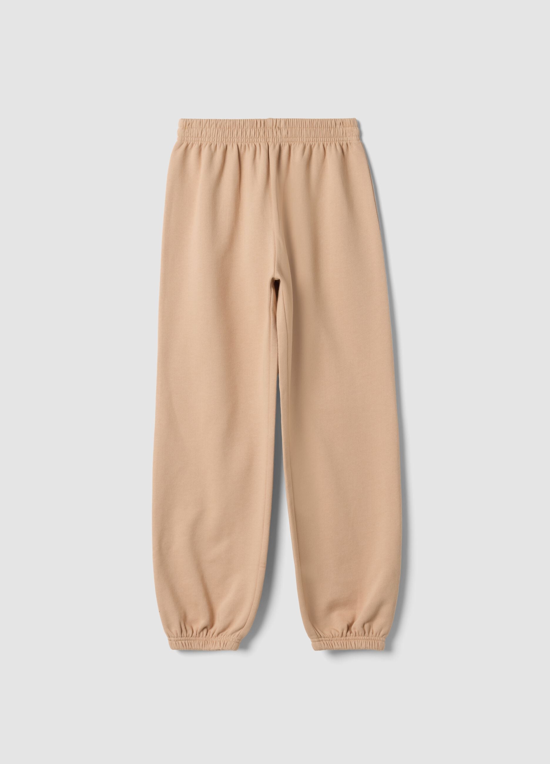 Sand jogger trousers in pure cotton