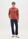 Red pure cotton regular fit jumper_0
