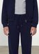Blue organic cotton joggers, regular fit, for girls_2