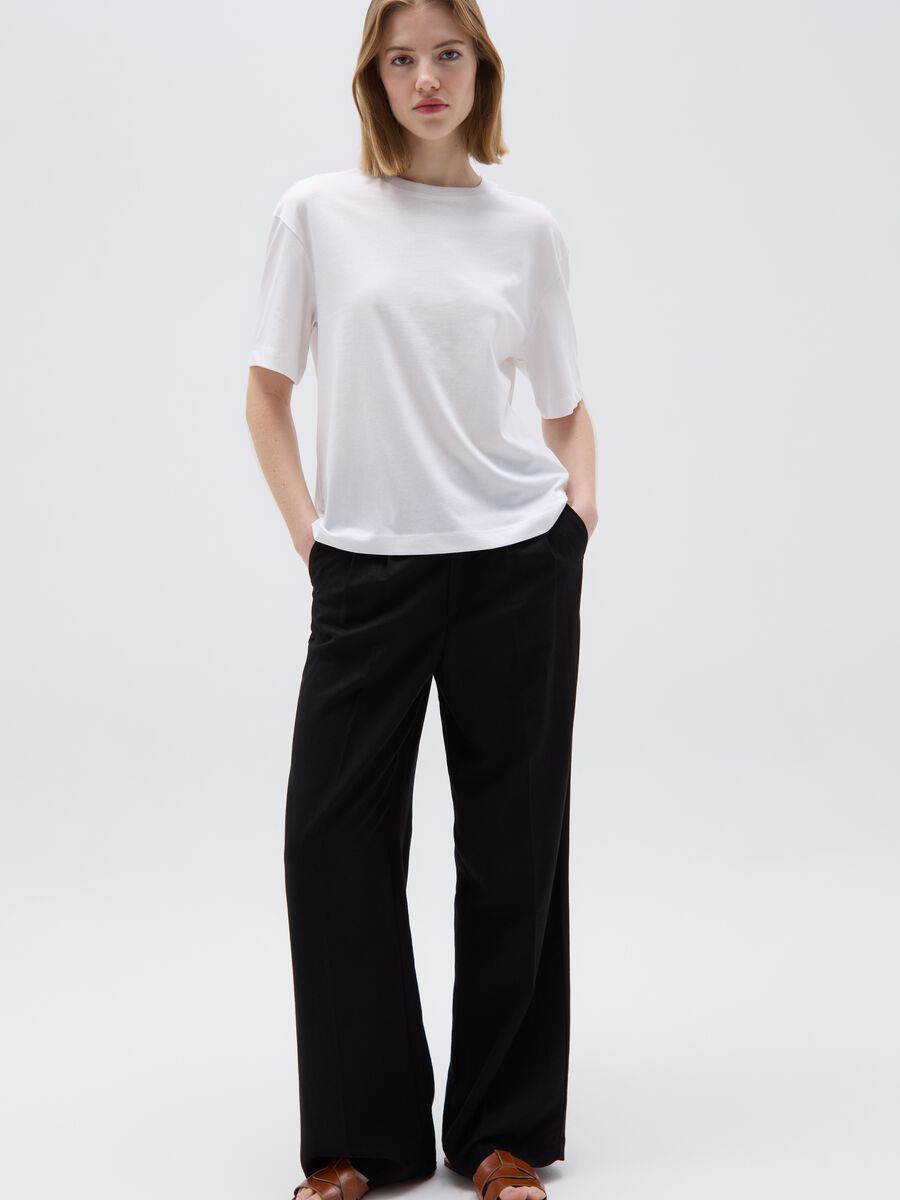 Boxy-fit T-shirt in organic cotton_1