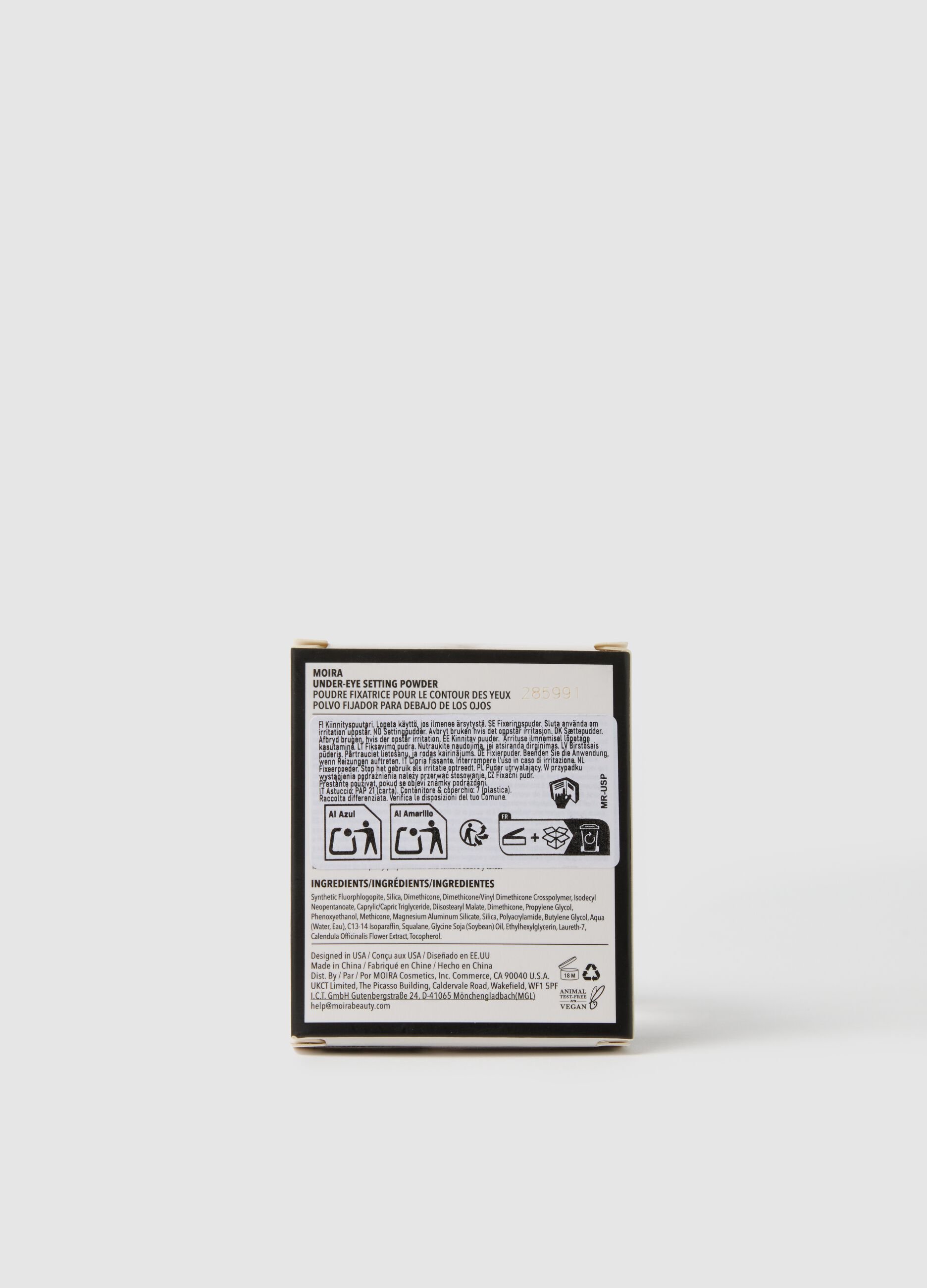 MOIRA UNDER-EYE SETTING POWDER 100 TRANSLUCENT POWDER - Korean makeup