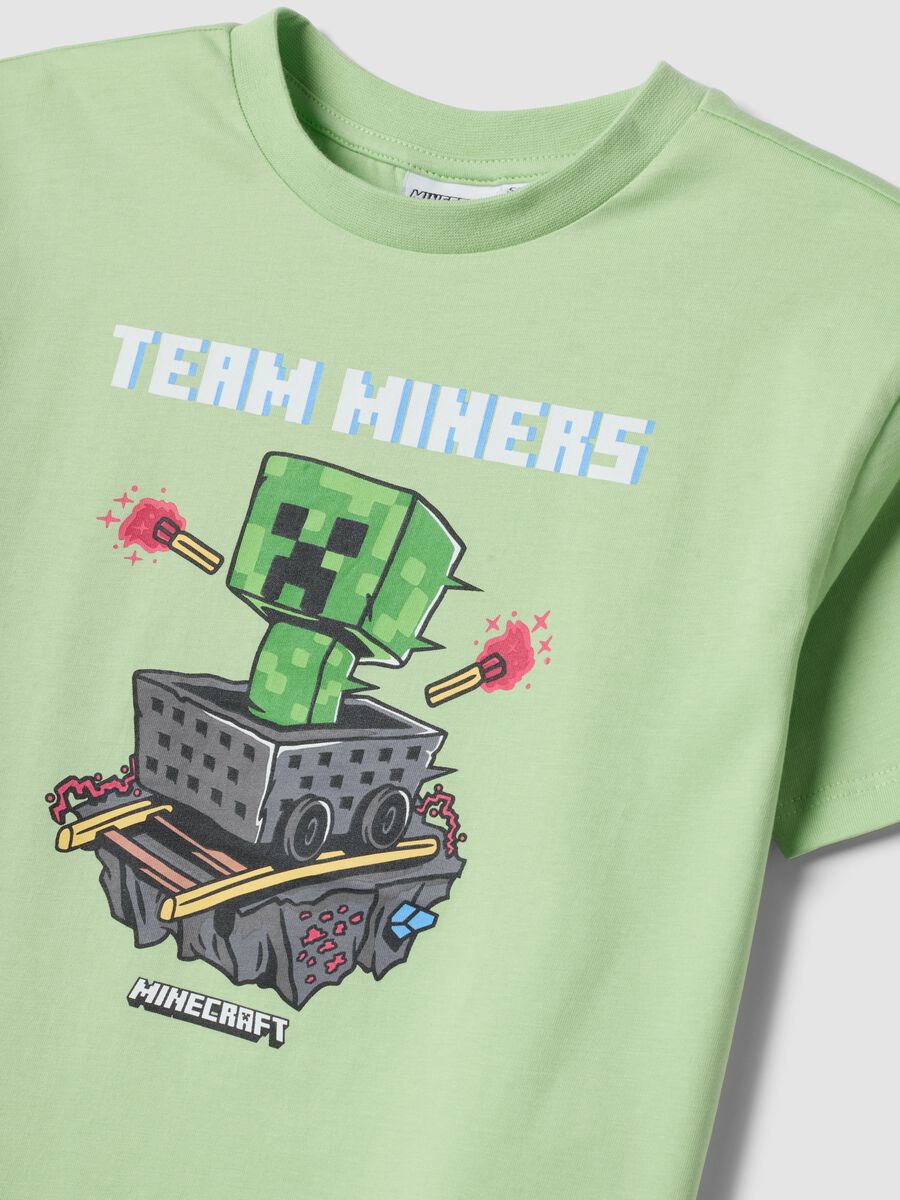 Green organic cotton printed pyjamas_2