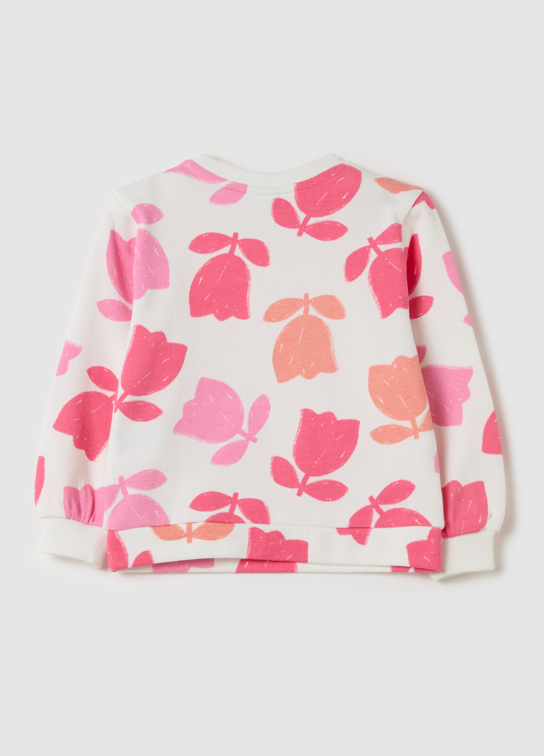 French terry sweatshirt with print