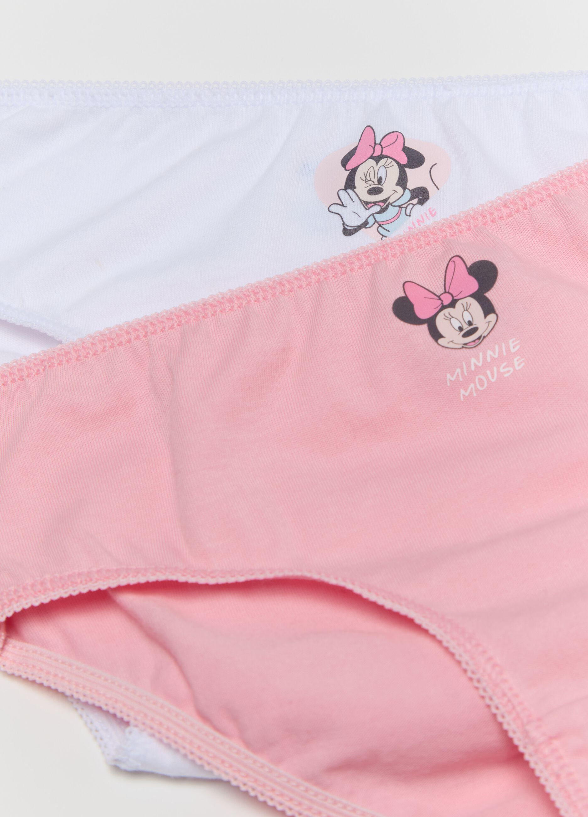 Five-pack cotton briefs with Minnie Mouse design