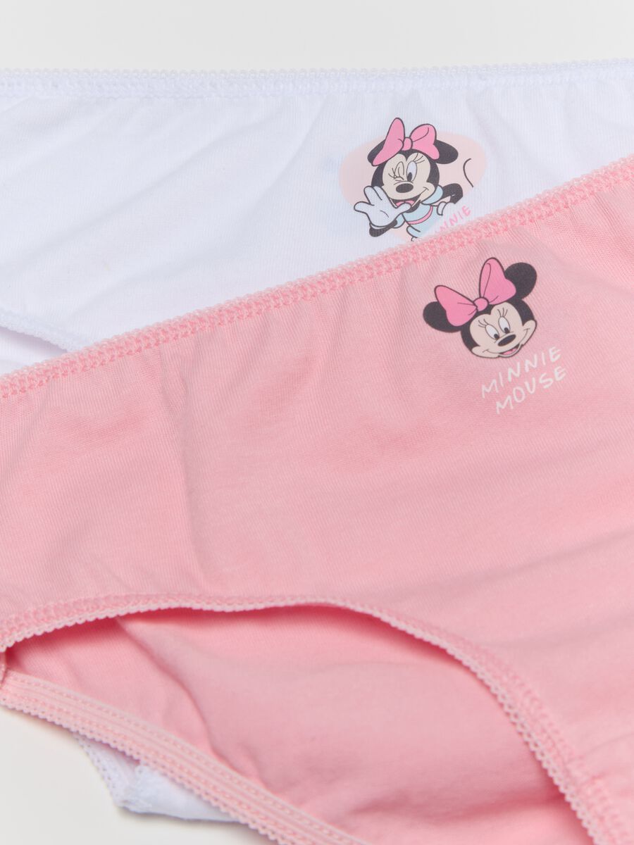 Five-pack cotton briefs with Minnie Mouse design_3