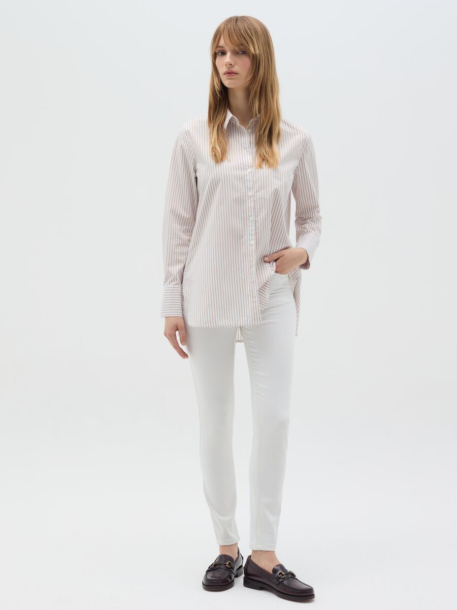 Skinny-fit jeans with five pockets_0
