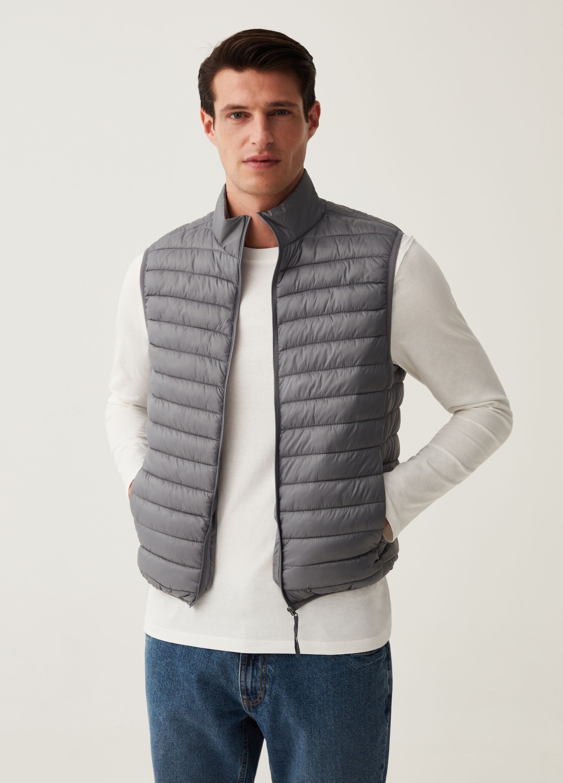 Gilet ultralight a collo alto_0