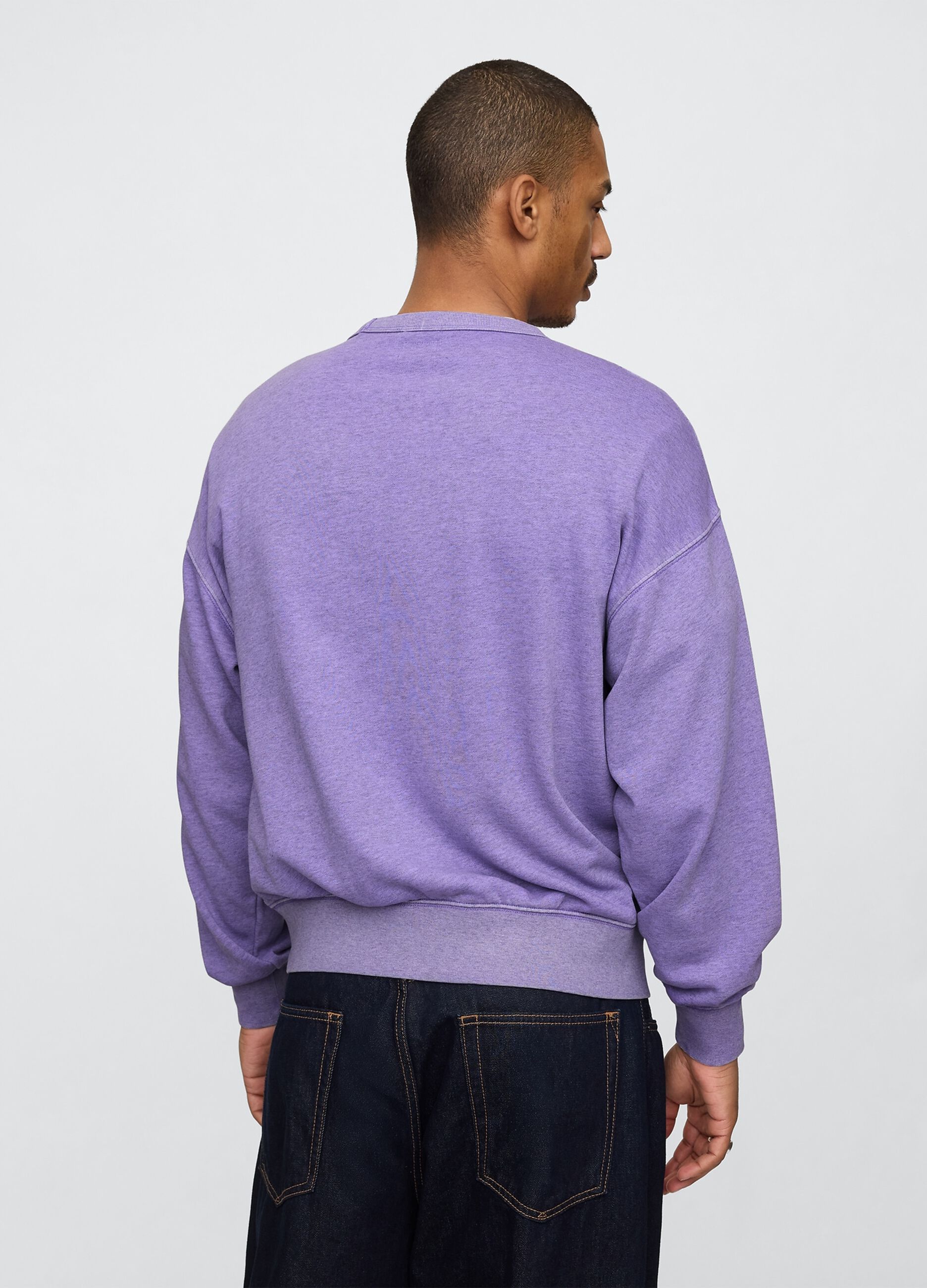 Gap Purple Crew Neck Sweatshirt