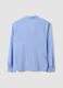 Camicia azzurra in pura viscosa con colletto classico regular fit_6