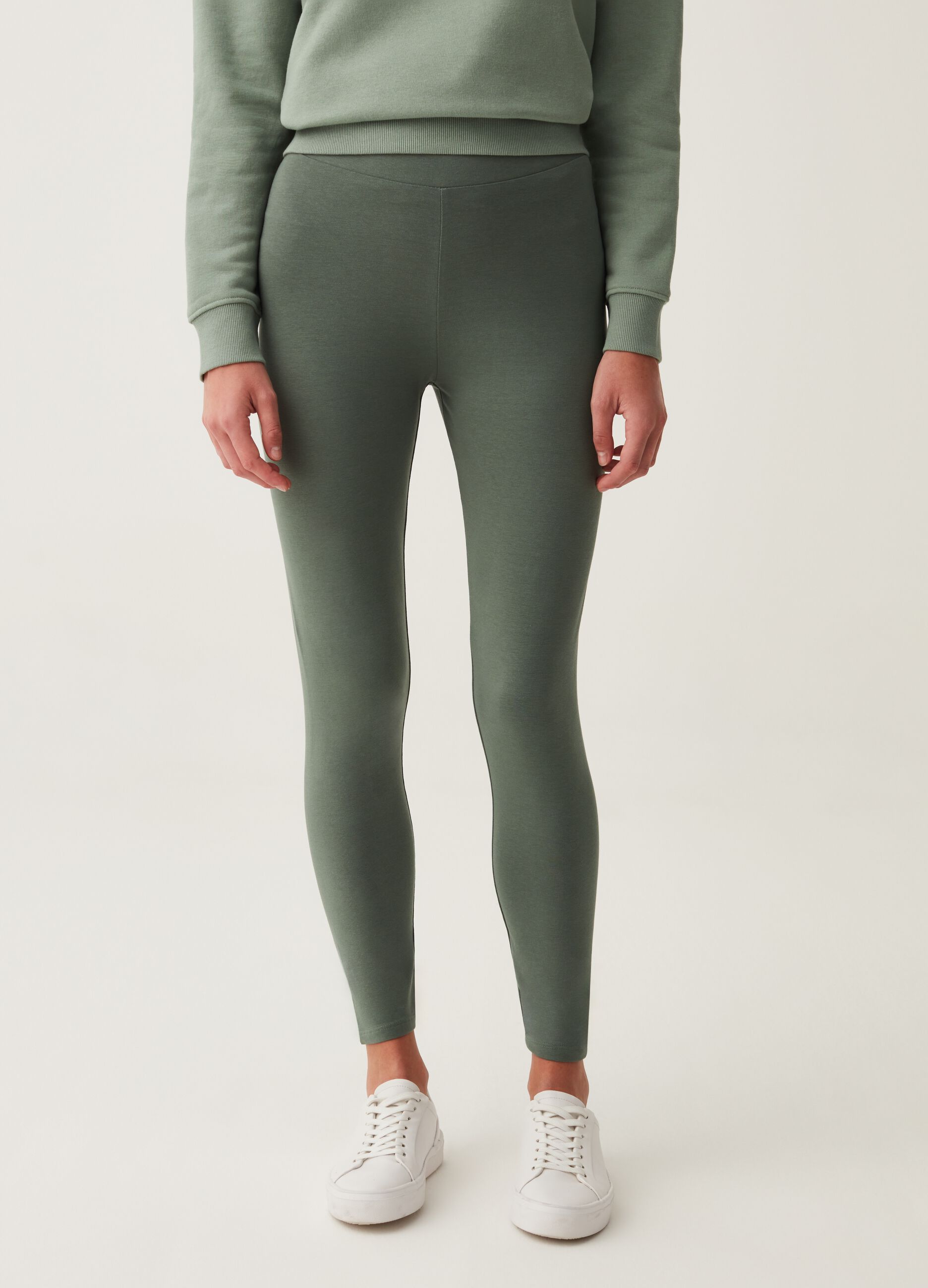 Leggings in cotone stretch_1