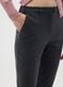 Grey viscose blend slim fit trousers_3