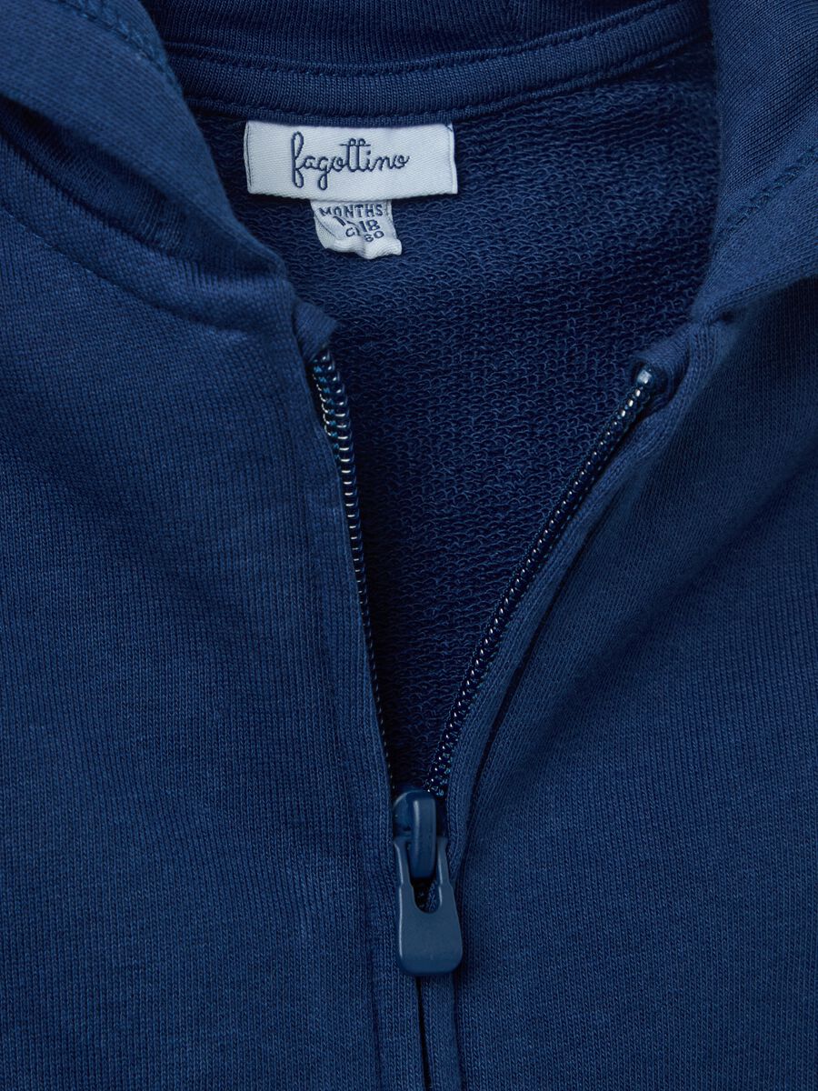 Full-zip in French Terry con cappuccio_2