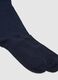 Twin pack of long blue cotton blend socks_1