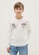 White pure cotton regular fit t-shirt for boys_0