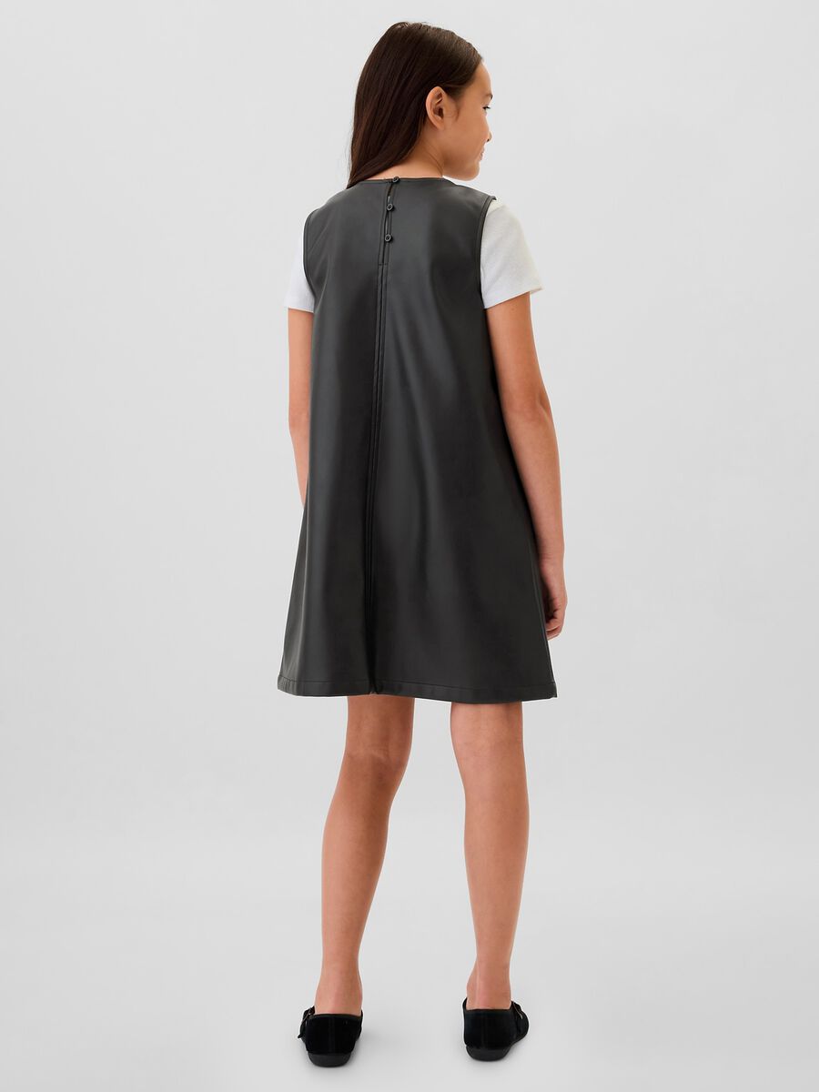 Short sleeveless shiny-effect dress_2